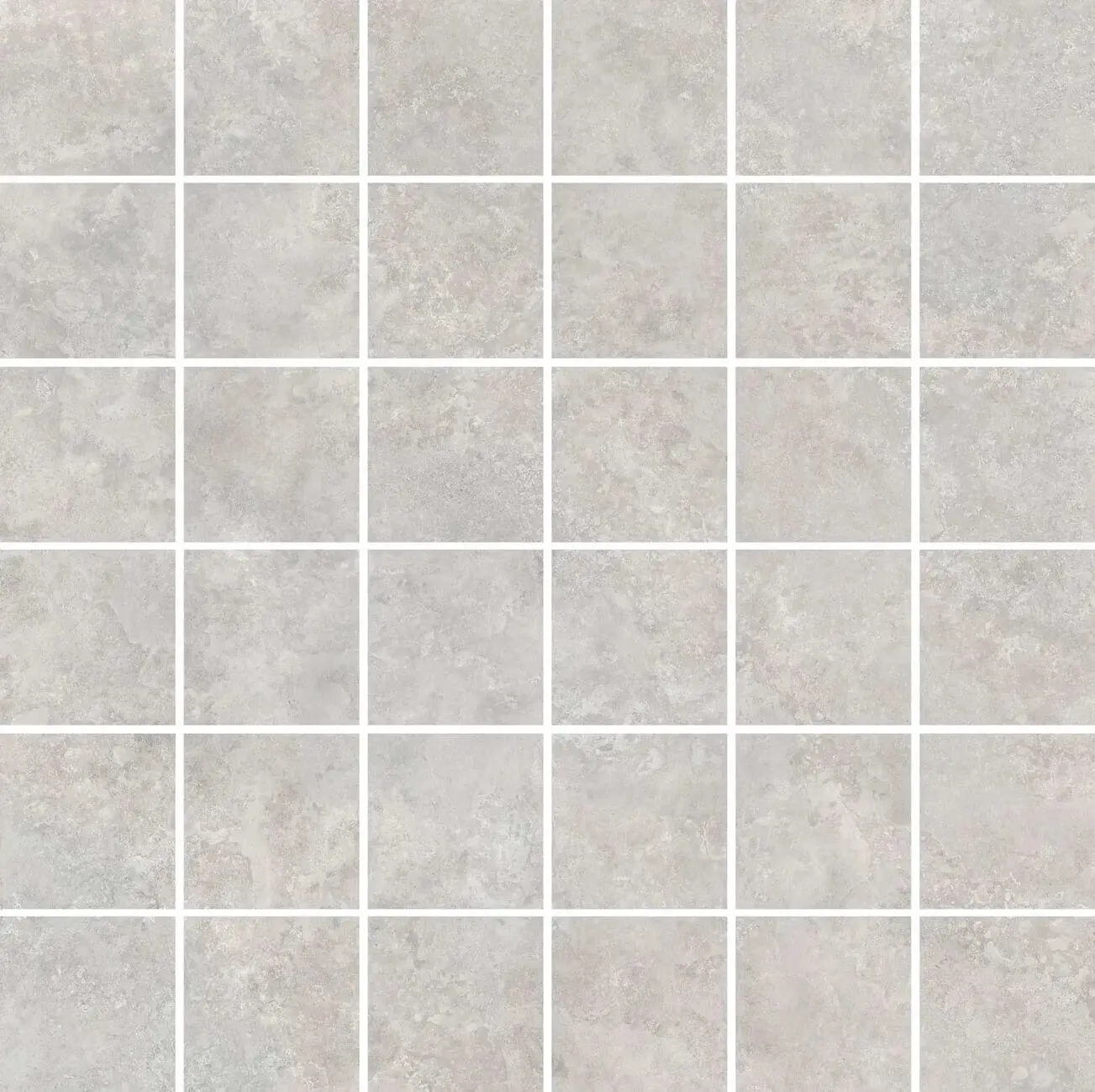 12x12 Lustra Grey Mosaic Matte