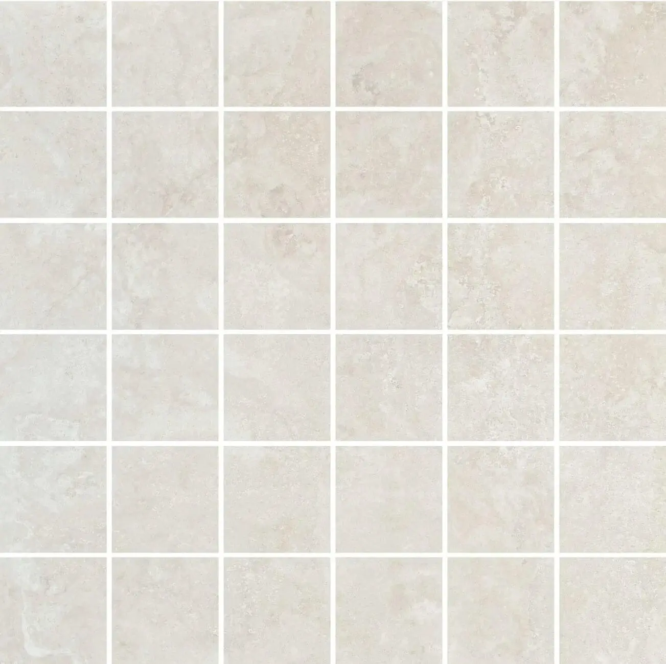 12x12 Lustra Ivory Mosaic Matte