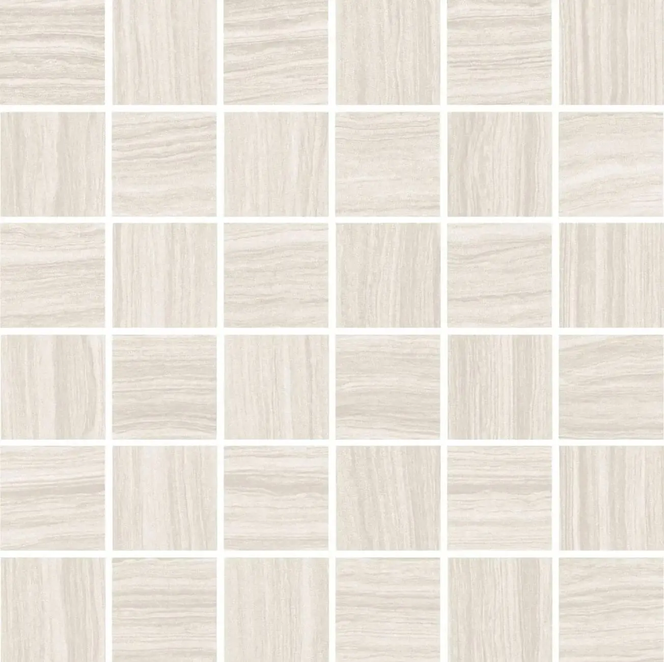 2x2 Lamina White Mosaic Matte
