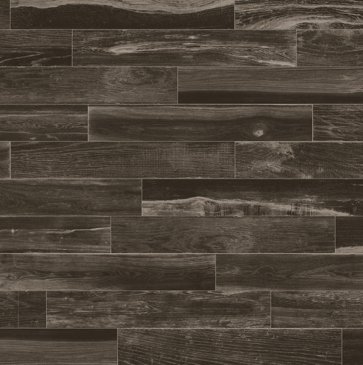 6x36 Brilliant Wood Ebony Semi-Matte