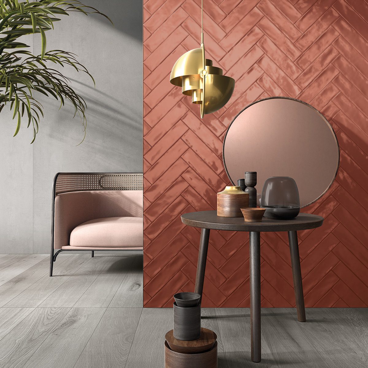 3x12 Contour Clay Subway Glossy - Image 2