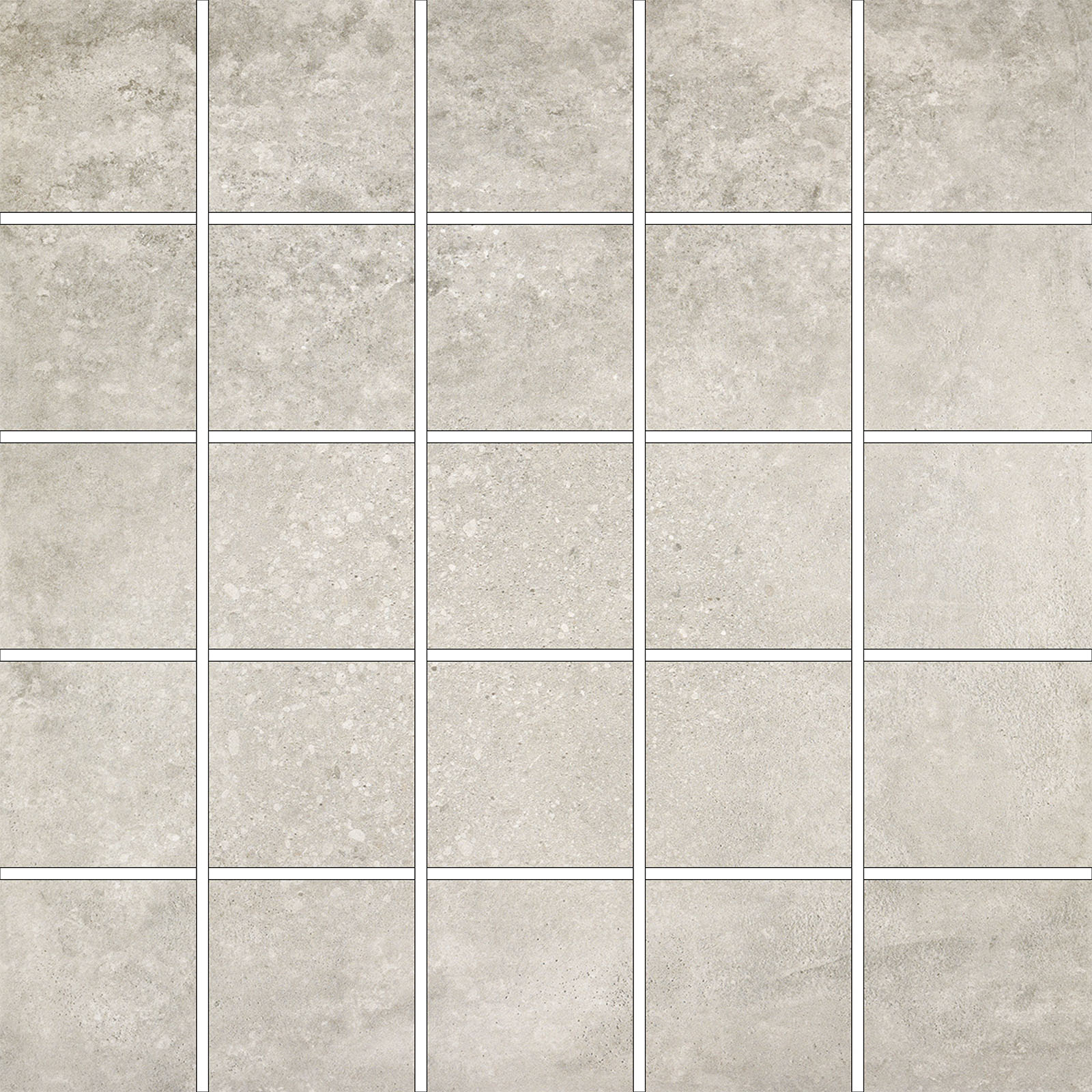 12x12 Granule Cemento Mosaic Matte