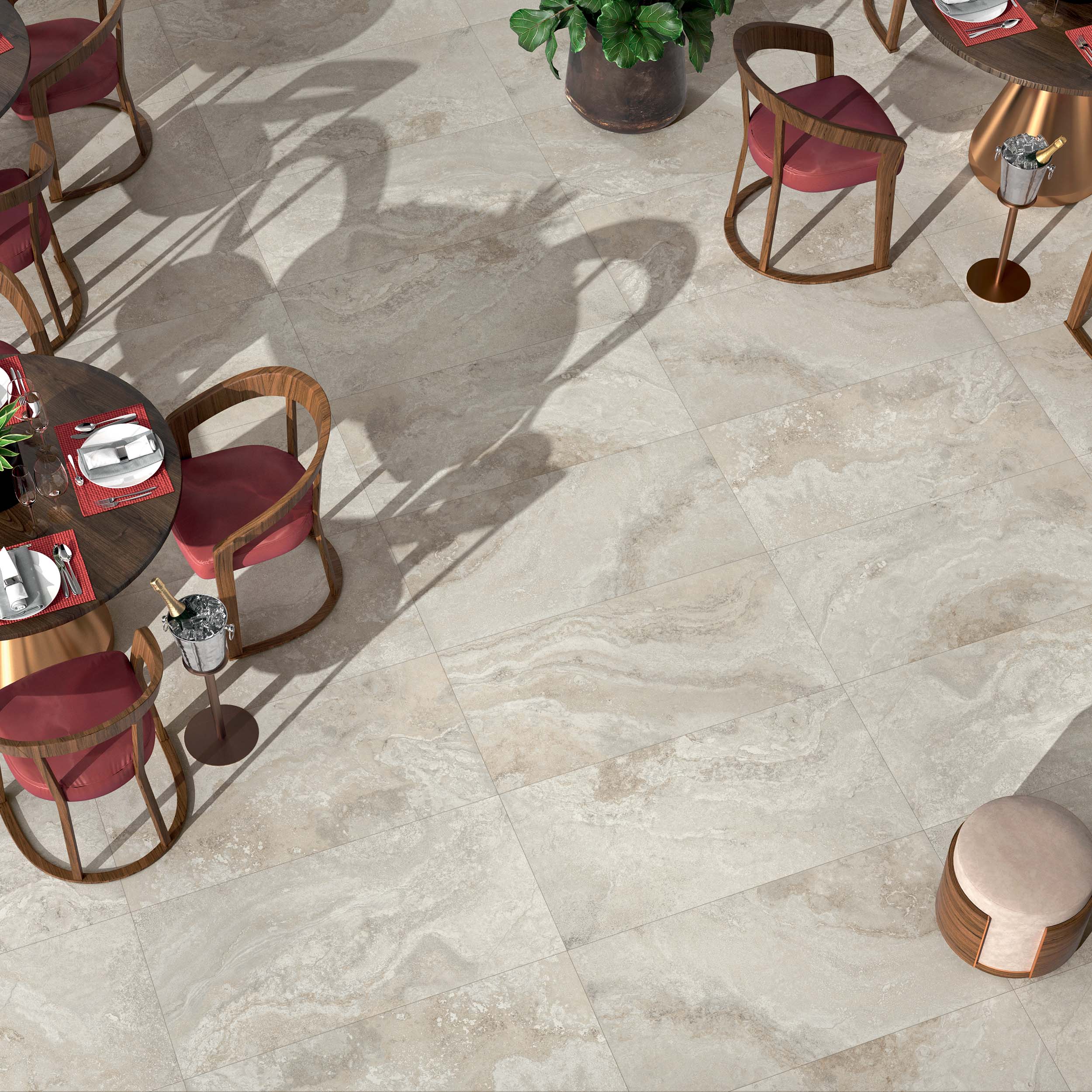 24x48 Majesta Bianco Reale Matte - Image 2