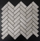 1x3 Sierra Bone Herringbone Matte