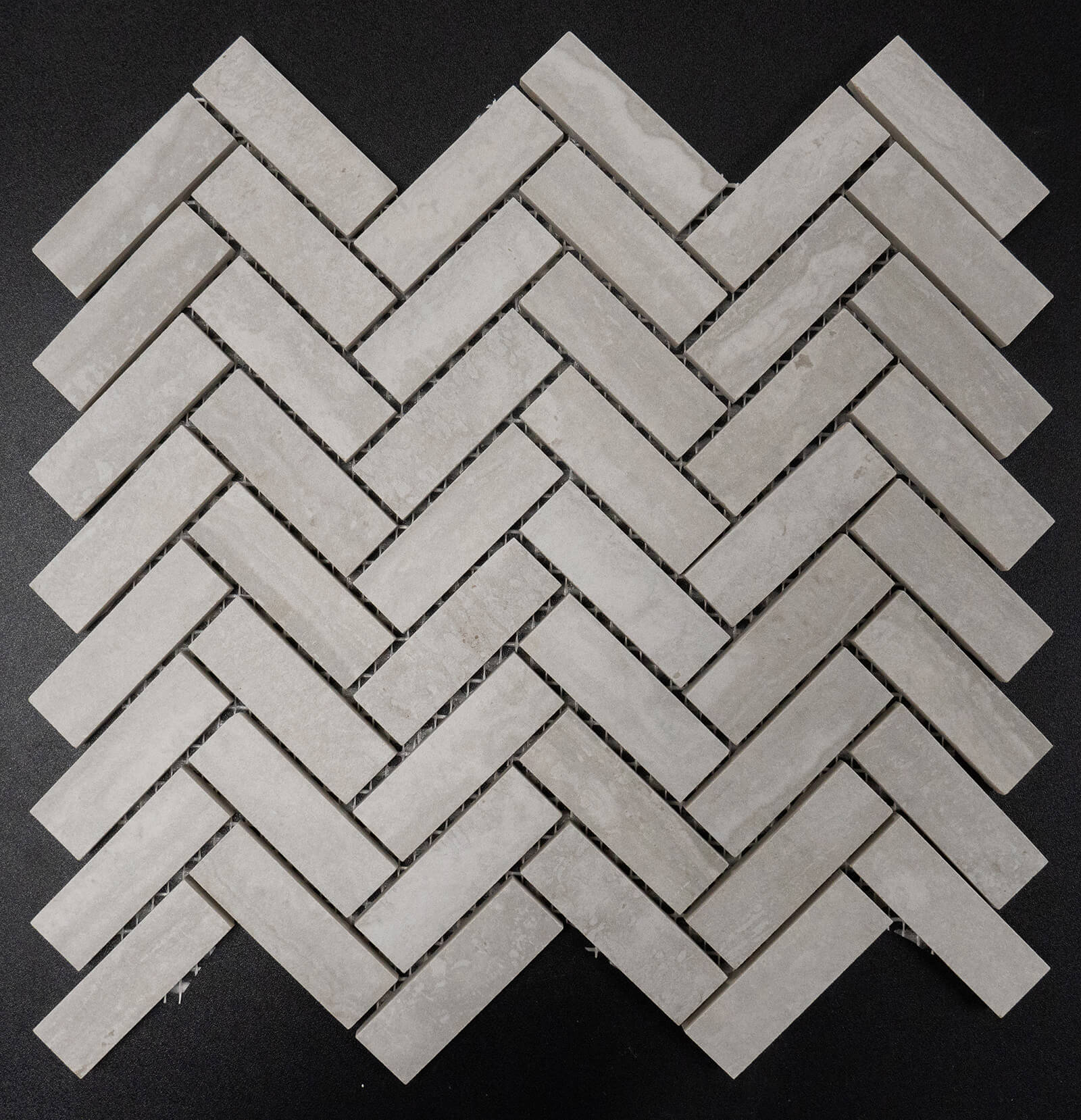 1x3 Sierra Bone Herringbone Matte
