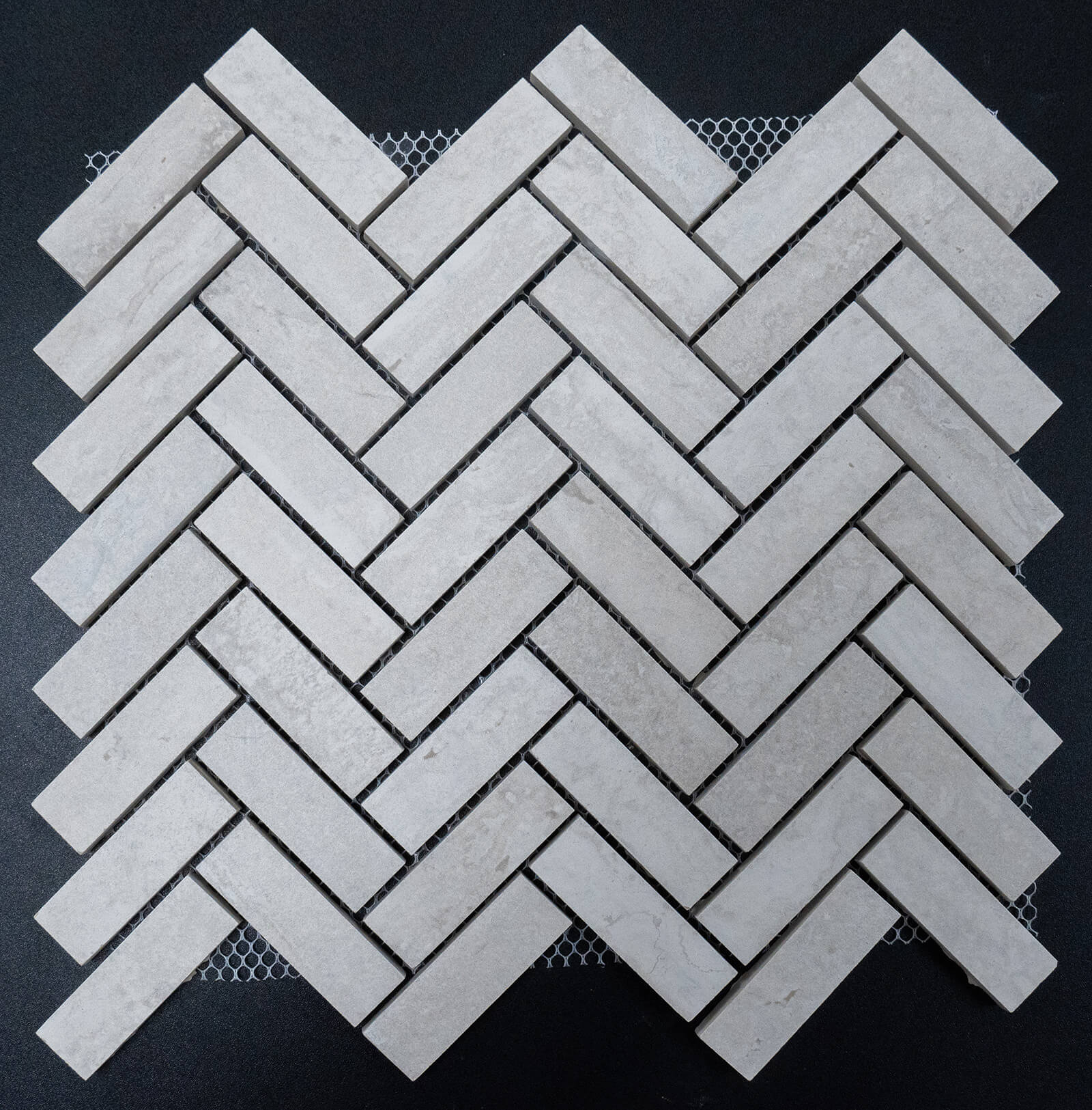 1x3 Sierra Frost Herringbone Matte