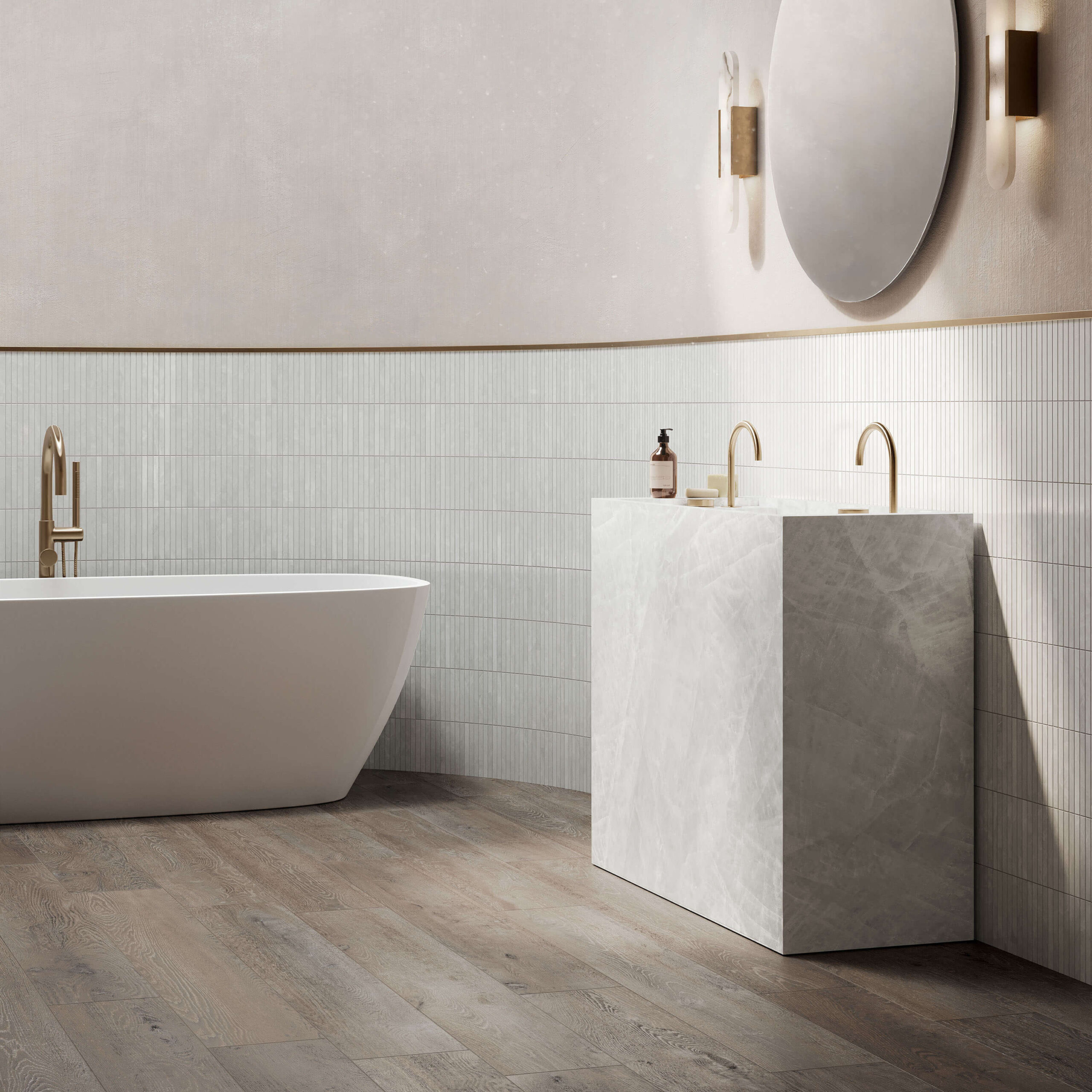 12x12 Costella Lino Sticks Polished - Image 2