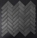 1x3 Celestra Umbra Herringbone Matte