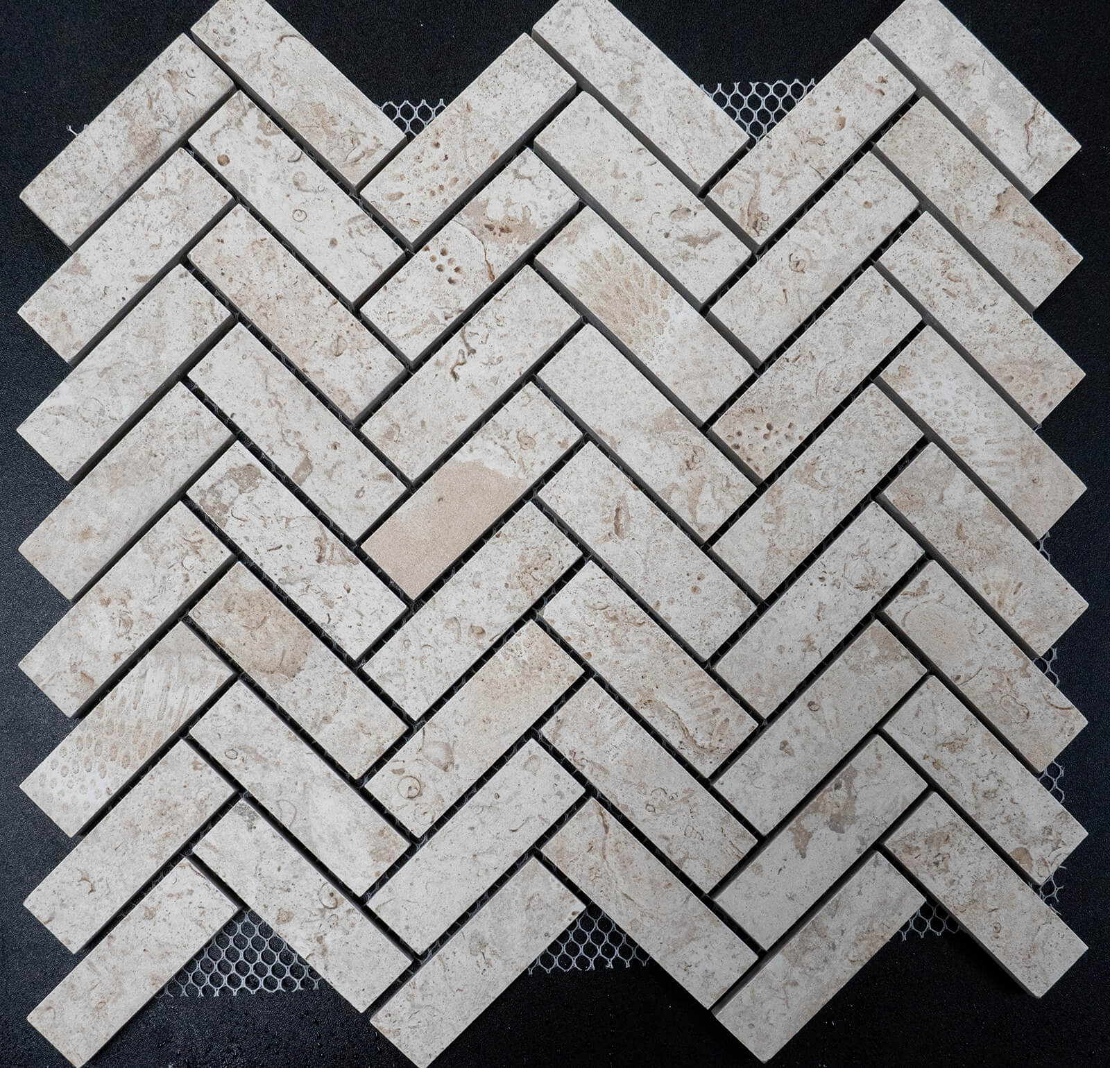 1x3 Nautica Seashell Herringbone Matte