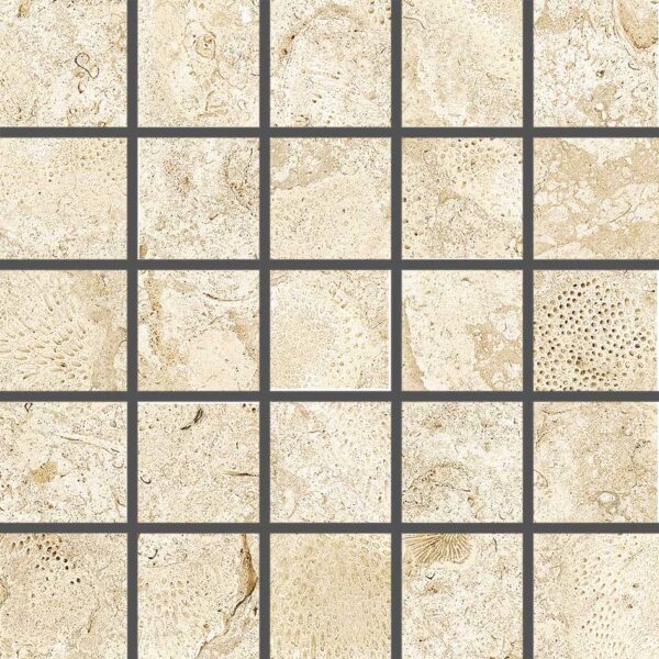 12x12 Nautica Seashell 2x2 Mosaic Matte